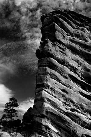 Jagged Face at Red Rocks Amphitheater